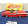 Image 2 : Cragston Tin Ford Fairlane 500 Skyliner Battery RC with Box 11" x 3" x 4"