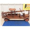 Image 1 : Keystone Ride on Metal Firetruck with Water Tower 31" x 12" x 9"