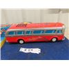 Image 2 : Japan " Modern Toy" Brand Sonicon Battery Operated Tin Bus with Box 14" x 4.5" x 4"