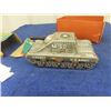 Image 1 : Cragston Tin Friction Tank with Box (box has tear) 7" x 3" x 3.5"
