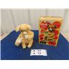 Image 1 : Cragstan Japan Tin Battery Operated Drinking Dog with Box 7.5" Tall