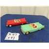 Image 1 : 2 Thunderbird Cars; 1) Marked AMT Friction Metal & Plastic 7.5" x 2" x 2.5"