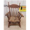 Image 1 : Press Back Child's Rocking Chair