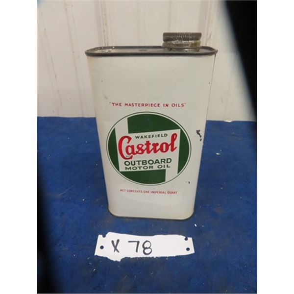 Castrol Outboard Motor Oil Quart Can