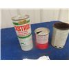 Image 3 : 3 Tins; 1) Castrol 16oz, 1) Shell Outboard 8oz, 1) Bowes Stop-Leak 11oz