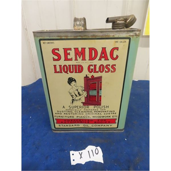 Semdac Liquid Gloss Standard Oil Company with Product 1 Gal