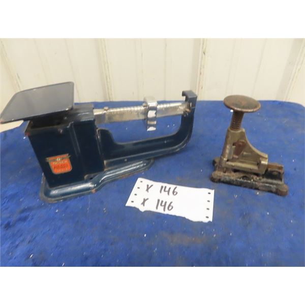 Triner Air Mail Scale & Vintage Stapler