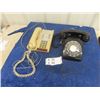 Image 1 : 2 Desk Telephone; 1) Rotary