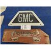 Image 1 : GMC Chrome Emblem & Enterprise Decal 8" x 16"