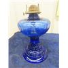 Image 2 : Cobalt Blue Coal Oil Lamp