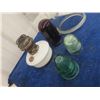 Image 3 : Aladdin Lamp, 2 Insulators. 2 Glass Domes