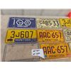 Image 3 : 13 License Auto + Bicycle Plates & Wpg License Plate Topper