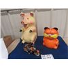 Image 1 : Piggy Bank, Garfield Cookie Jar & Biker Decor