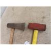 Image 2 : Splitting Axe & Sledge Hammer with Fiber Glass Handle