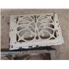 Image 2 : Cast Register Cover & 2 Metal Ornate Shelf Bracket 15" x 13"