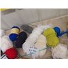 Image 2 : Approximately 10 Knitting Yard Skeins, Book & Needles