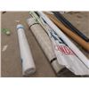 Image 2 : Partial Roll of House Weather Wrap, Pipe, Weather Stripping, Linoleum