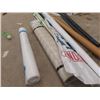 Image 2 : Partial Roll of House Weather Wrap, Pipe, Weather Stripping, Linoleum