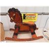 Image 2 : Wooden Rocking Horse & Wooden Doll House 18" x 20" x 12"