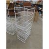 Image 2 : 3 Metal Organizers Pull Out Drawer; 2) 55" x 17" x 21" , 1) 29" x 17" x 21"