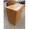 Image 2 : Oak 3 Drawer Dresser 34" x 36" x 18"