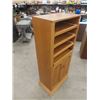 Image 2 : Oak Cabinet with Pull Out Drawer 53" x 23" x 13"