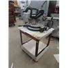 Image 1 : Masterforce Sliding Miter Saw on Stand with Casters