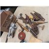 Image 2 : OddsnEnds of Tool - Mix of Modern and Vintage ; Draw Knife, Chisels, Brass plus others  & 2 Matching