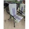 Image 2 : 4 Folding Lawn Chairs & Stand