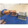 Image 2 : 9 Assorted Metal Savings Banks - Brass, Copper, Cast - 5 Have Business Advertising also including Pr