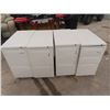 Image 1 : 4- 2 Drawer Metal Filing Cabinets 28" x 15" X 28"