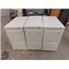 Image 1 : 3- 2 Drawer Metal Filing Cabinets 28" x 15" X 28"