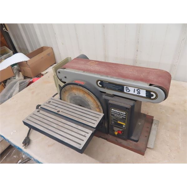 Mastercraft Belt/Disc Sander