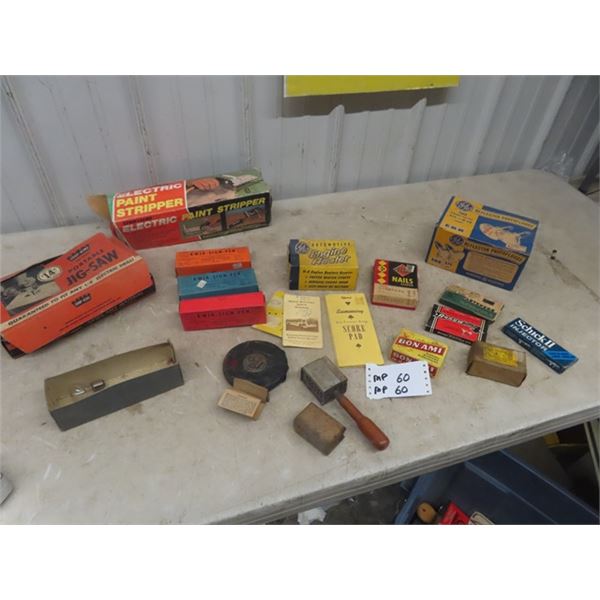 Vintage Jig Saw with Box, Hardware Products with Box plus more