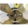 Image 2 : Vintage Westinghouse Brass Fan 15.5" Tall, 13" Wide - Working Order