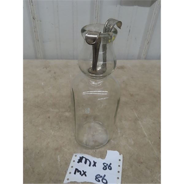 Cream Top Bottle with 2 Spoons