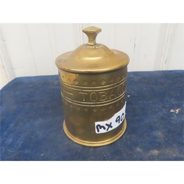 Trench Art tobacco Humidor 6" Tall 4" Wide