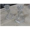 Image 2 : Crystal Decanter + Glasses & Candle Holder
