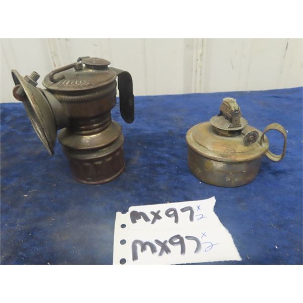 Miners' Carbide Lamp & Coal Lamp