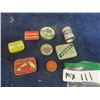 Image 1 : 8 Small Tins; Gramaphone Needle, Vicks, Buckley's plus more