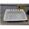Image 1 : New Kohler Model 5864-SU-96 Double Cast Sink with Rack ( had plans to renovate but sold house too fa