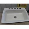 Image 2 : New Kohler Model 5864-SU-96 Double Cast Sink with Rack ( had plans to renovate but sold house too fa