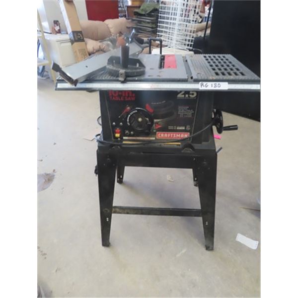 Craftsman 10" Table Saw on Stand
