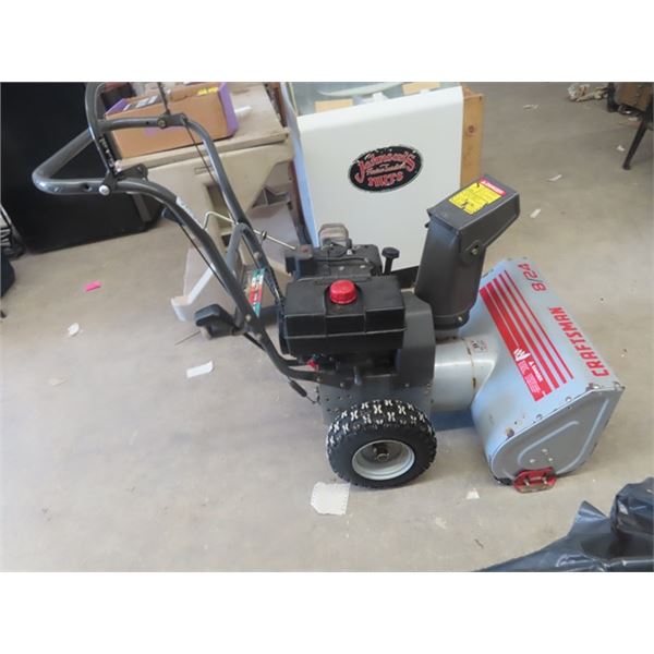 Craftsman 8 HP 24" Snowblower with Electric Start working order