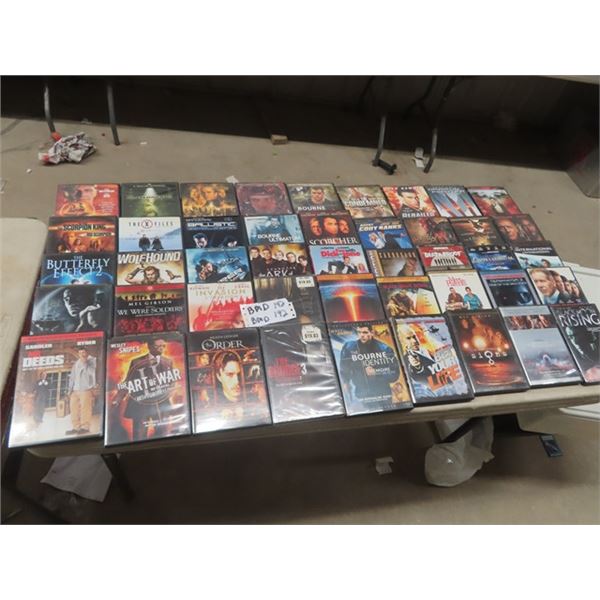 Over 60 DVD Movies