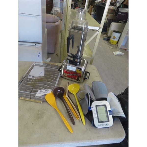 Omron Blood Pressure Tester, Cone Vista- Mixer Plus more
