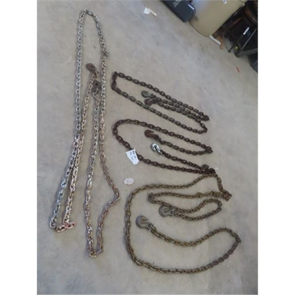 4 - 20' Chains & Hooks
