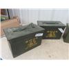 Image 2 : 5 Metal Military Army Ammo Cases