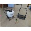 Image 1 : Yard Works Reel Mower, Backpack Sprayer & Clippers
