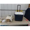 Image 1 : Coleman Cooler on Wheels with Handle & Portable Pet Kennel